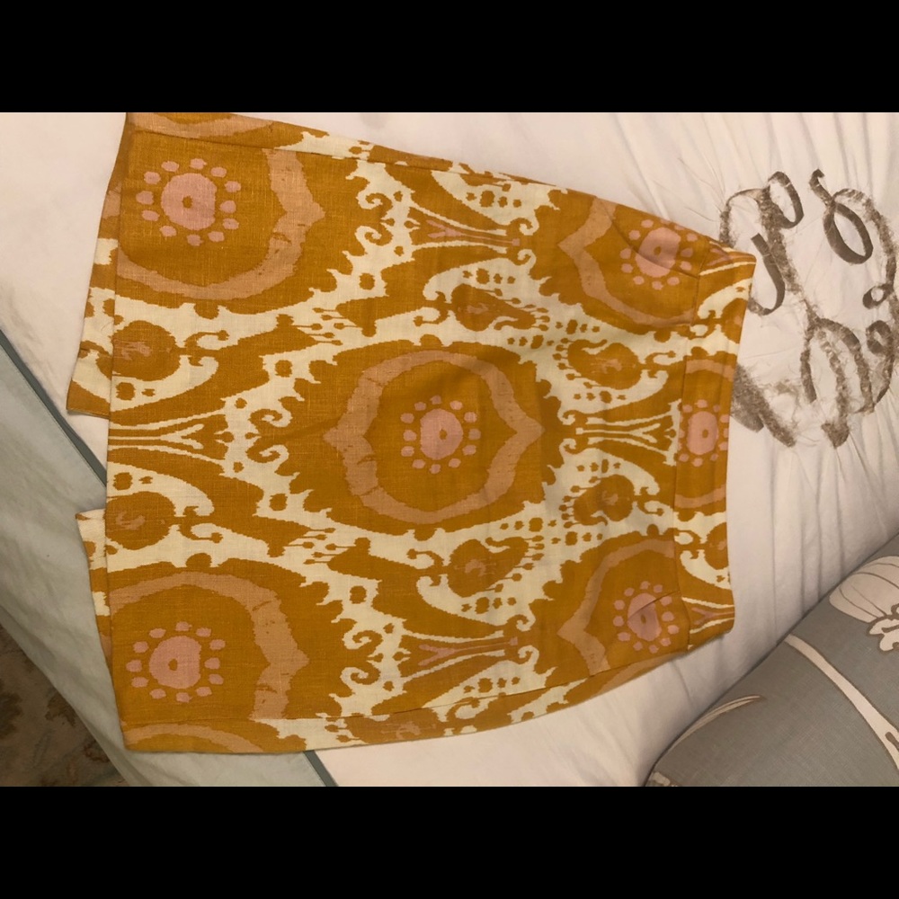 Jcrew ikat skirt